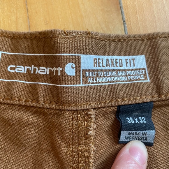 Carhartt canvas workwear jeans - Picture 3 of 4